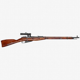 Russian Mosin Nagant 1891 / 30 7.62 mm Sniper Rifle